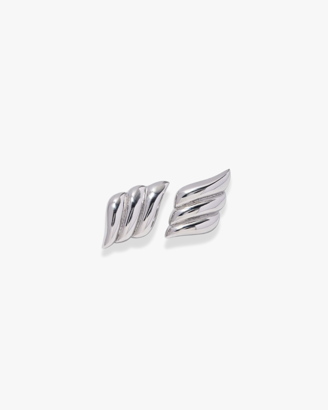 Rome Stud Earrings in Silver