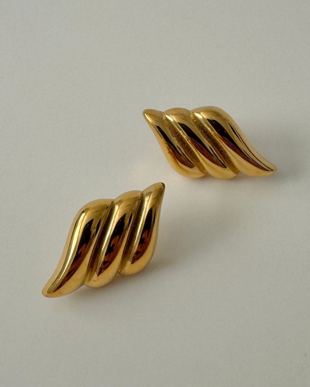 Rome Stud Earrings in Gold