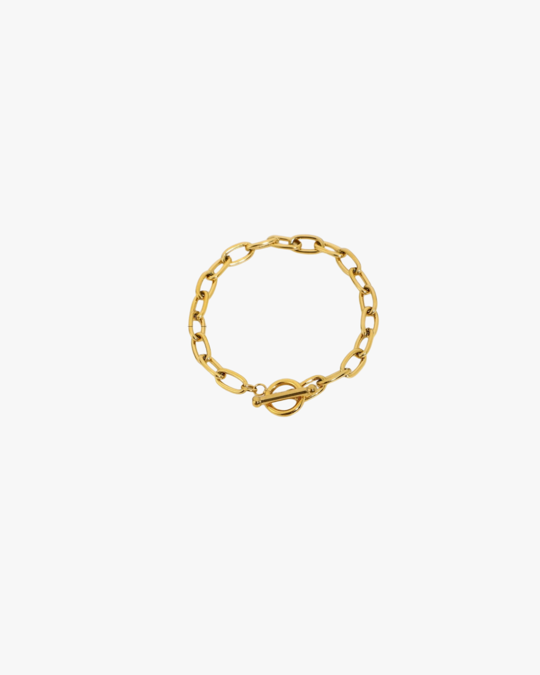 Gabriela Oval Chain Links Bracelet