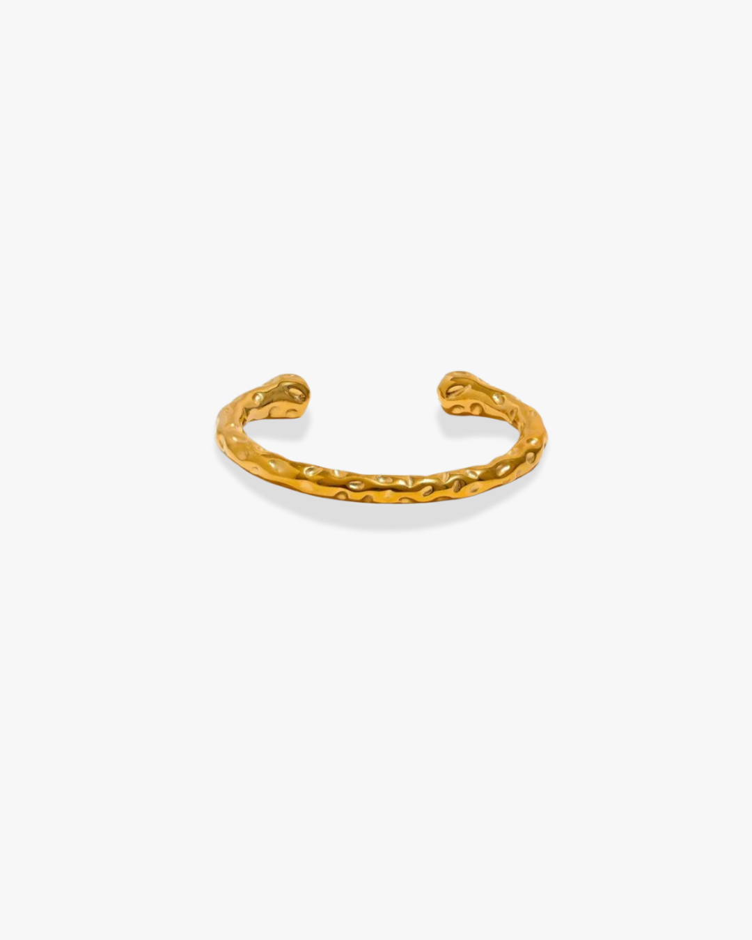 Karina Textured Bangle in Gold