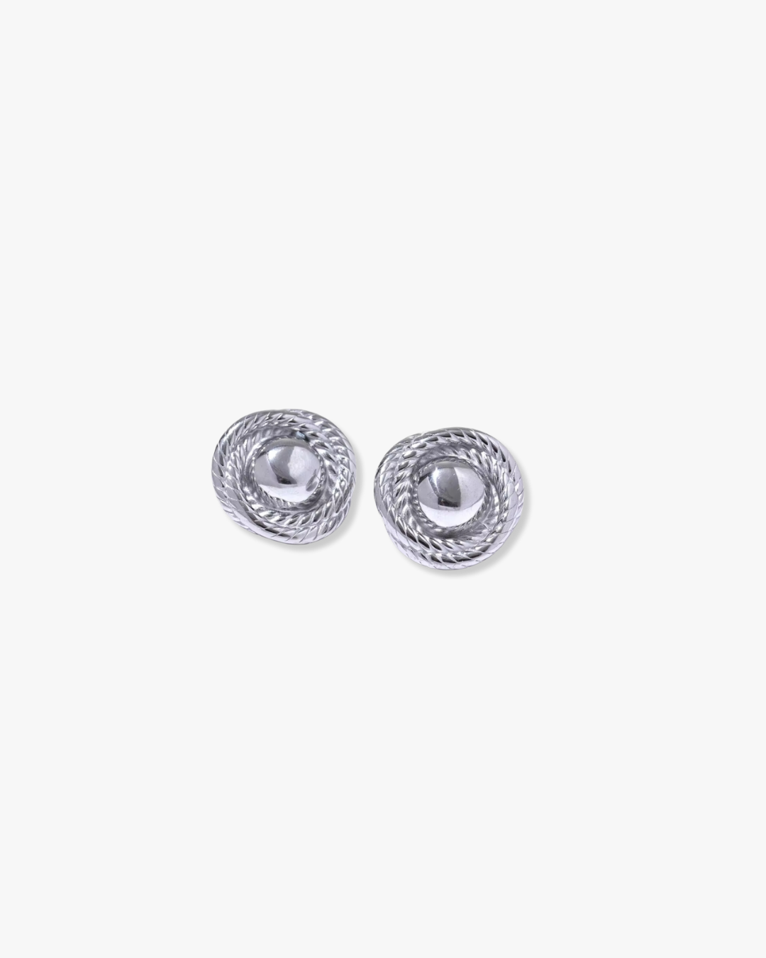 Vienna Stud Earrings in Silver