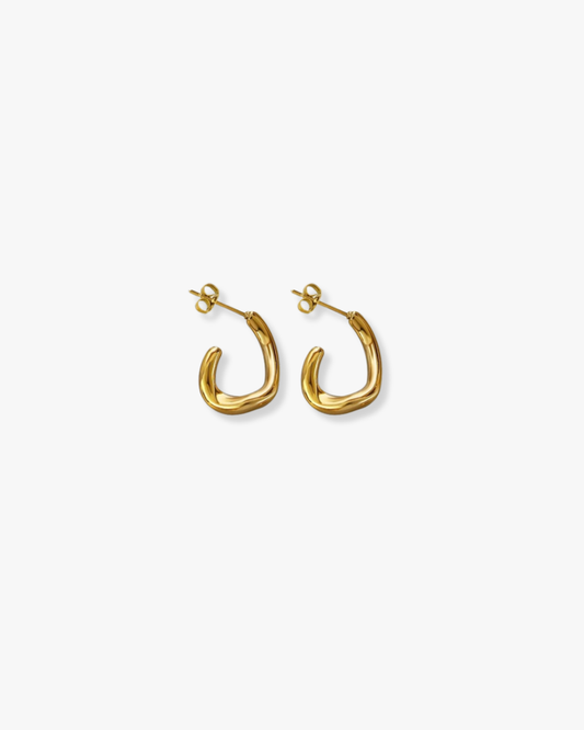 Thea Mini Hoops in Gold