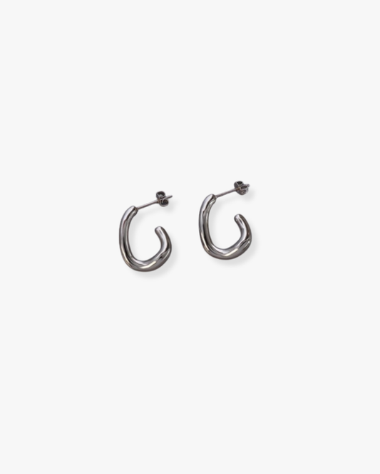 Thea Mini Hoops in Silver