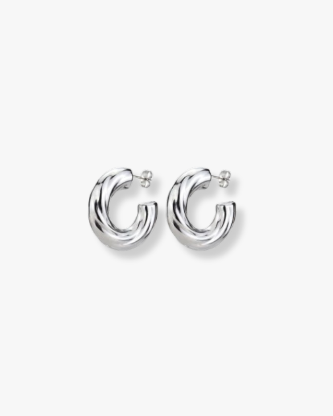 Odesa Chunky Hoops in Silver