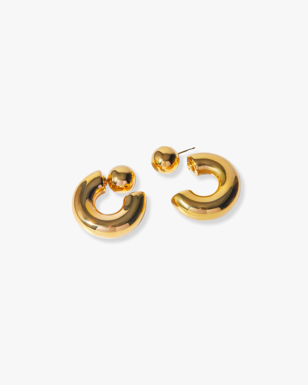 Eos Chunky Hoops in Gold