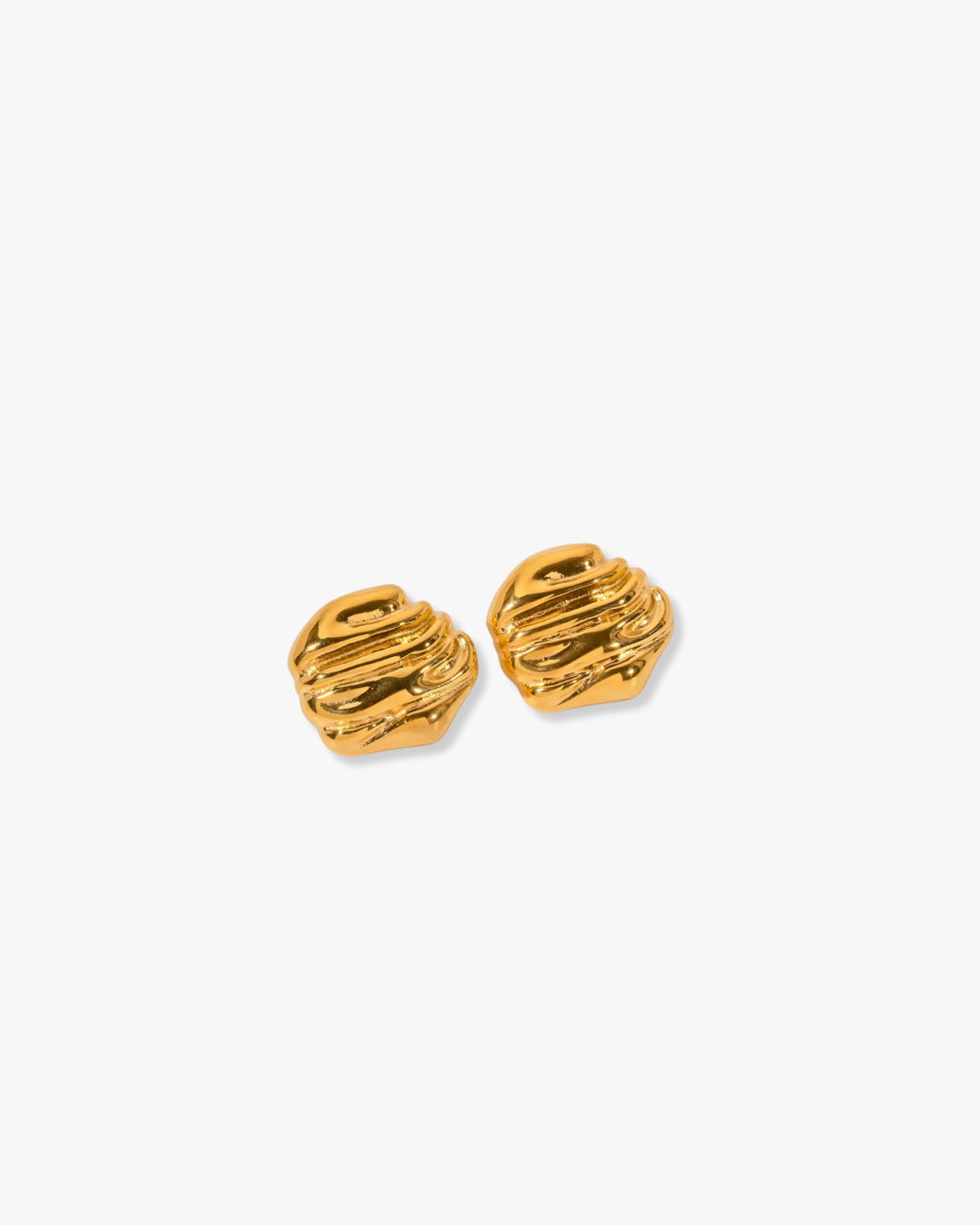 Erika Stud Earrings in Gold