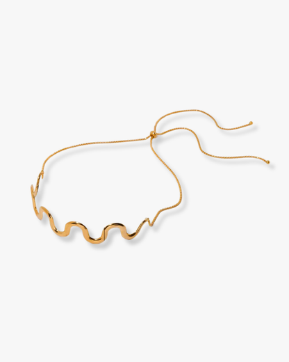 Cannes Choker in Gold