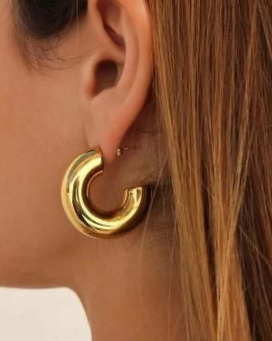 Lou Chunky Hoop Earrings XL