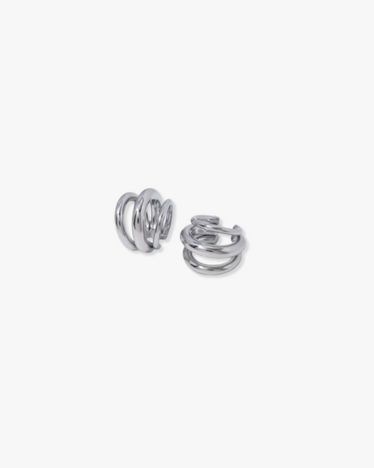 Ariana Ear Cuff, No Piercing Needed
Silver Finish, Water and Sweat Resistant, Hypoallergenic, Stainless Steel, Solemne Jewelry