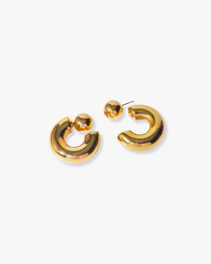 Milou Reversible Hoop Earrings